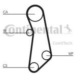 CONTITECH Set curea de distributie FIAT PUNTO (199) (2012 - 2016) CONTITECH CT1115K1