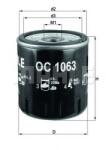 Mahle Original Filtru ulei FORD FOCUS III Limuzina (2010 - 2016) MAHLE ORIGINAL OC 1063