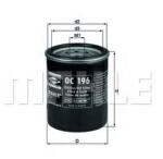 Mahle Original Filtru ulei ISUZU TROOPER deschis (2000 - 2016) MAHLE ORIGINAL OC 196