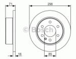 Bosch Disc frana MERCEDES SPRINTER 3, 5-t platou / sasiu (906) (2006 - 2016) BOSCH 0 986 479 S05