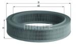Mahle Original Filtru aer VW GOLF III (1H1) (1991 - 1998) MAHLE ORIGINAL LX 568
