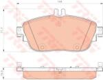 TRW Set placute frana, frana disc MERCEDES B-CLASS (W246, W242) (2011 - 2016) TRW GDB1932