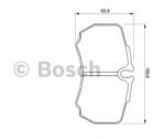 Bosch Set placute frana, frana disc IVECO DAILY III caroserie inchisa/combi (1997 - 2007) BOSCH 0 986 424 750