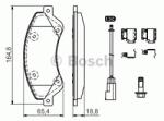 Bosch Set placute frana, frana disc FORD TRANSIT platou / sasiu (2006 - 2014) BOSCH 0 986 494 613