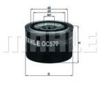 Mahle Original Filtru ulei IVECO DAILY V autobasculanta (2011 - 2014) MAHLE ORIGINAL OC 570