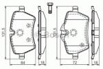 Bosch Set placute frana, frana disc MINI MINI Roadster (R59) (2012 - 2016) BOSCH 0 986 494 168