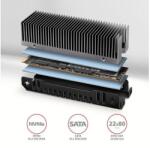 AXAGON SSD hűtő AXAGON CLR-M2XT, M. 2 SSD-hez (CLR-M2XT)