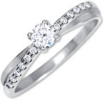 Brilio Silver Ezüst eljegyzési gyűrű 426 001 00541 04 58 mm