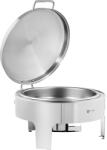 Royal Catering Chafing - kerek - Royal Catering - 5, 8 l - 1 fűtőanyagcella (RCCD-RT12_6L)
