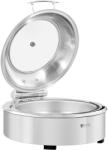 Royal Catering Chafing - kerek, megtekintőablakkal - Royal Catering - 5, 5 l (RCCD-RT7_6L)