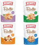 RINTI 48x100g RINTI Filetto Pouch in Jelly nedves kutyatáp - Vegyes csomag (4 fajta)
