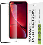 Techsuit - 111D Teljes Felületű / Teljes Ragasztású Üveg - iPhone 11 / iPhone XR - Fekete üvegfólia