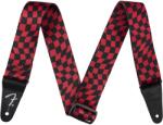Fender Wavy Checkerboard Polyester Strap Red