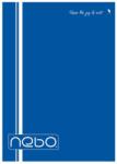 NEBO Caiet A5 Nebo, 48 file, dictando, 60g/mp, coperta plastic, Albastru (16525/ALBASTRU)