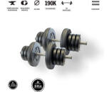 GazoFitness GazoFitness® Kézi Súlyzó 2 x 18 Kg( Össz: 36 Kg)