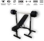 GazoFitness GazoFitness®Mobil Állvány +Dönthető Pad+ Kétkezes súlyzó /Össz 37kg/