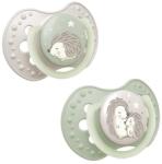 LOVI Suzete luminoase din silicon Lovi - Night & Day, 6-18 м, 2 buc (22/930)