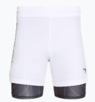 FUMETSU Pantaloni scurți de antrenament pentru bărbați FUMETSU Icon Dual Layer Fight white