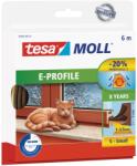 Tesa Tesamoll E-profil ajtó- és ablaktömítő gumiszalag barna 6 m x 9 mm (05463-00123-00)