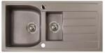Marmorin Lukka 1, 5 Medencés Mosogató Gyümölcsmosóval és Csepegtetővel 960x480x190 Taupe Gray