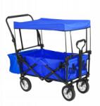  Összecsukható kocsi tetővel, húzható-tolható, sötétkék (HOP1001724-2) - allegro