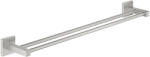 GROHE QuickFix Start Cube dupla törölközőtartó 600 mm, rozsdamentes acél hatású 41104DC0 (41104DC0)