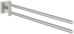 GROHE Start Cube dupla törölköző tartó 438 mm, rozsdamentes acél hatású 40976DC0 (40976DC0)