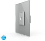 LIVOLO Intrerupator Simplu cu Touch Livolo cu Rama Din Sticla 1M, Zigbee EC - culoare gri