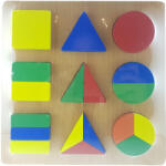  Szinek És Formák Fa Kirakó (ST4893) - topjatekbolt
