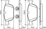 Bosch Set placute frana, frana disc BOSCH 0 986 494 305 - fixbox