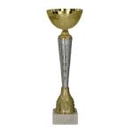  Serleg 9286 B 38, 5cm. magas, csésze 12cm. , márvány 23x78 mm tapon , fém serleg