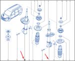 Original Renault Amortizor ORIGINAL RENAULT 543028186R (543028186R)