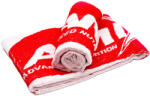 Amix Gym Towel 100 x 50 cm, alb-roșu Prosop