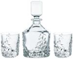 Nachtmann whiskys üveg poharakkal Sculpture Whisky 750 ml / 365 ml 3 db átlátszó - áttetsző Univerzális méret