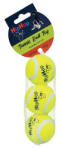 KidDog Jucarie Pentru Caini, HipHop, Minge Tenis, 3 buc, 5 cm, Galben, A16361