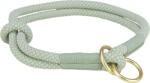TRIXIE (-25%) Zgarda Coarda Soft, Semistrangulanta, S: 35 cm 6 mm, Verde Salvie Verde Menta, 1984416