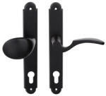 Gomboss/Perfekto Martin Fekete Asszimetrikus Gomb-Kilincs 90 mm PZ BALOS (50-000019-12-GKB)