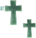  Pandantiv Aventurin Cruce 61-62 x 42-44 mm - 1 Buc