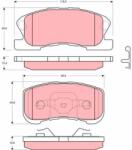 TRW Set placute frana TRW GDB3220 (GDB3220)