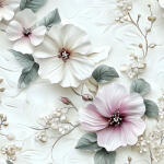 Takoy Műselyem, bársonyos fényű - virágok Elly