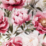 Takoy Műselyem, bársonyos fényű - világos virágok 148