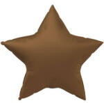 Folat Egyszínű csillag lufi 18" 45cm Matt barna (LUFI239925)