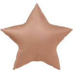 Folat Egyszínű csillag fólia lufi 18" 45cm Matt púder (LUFI367891)