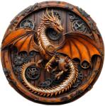 Woodbest Steampunk sárkány - különleges fa kirakó 200db /29cm x 29cm/