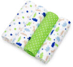 T-TOMI prémium minőségű puha textil pelenka, Zöld krokodil, 4db