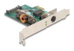 Delock PCI Express x1 kártya - 1 x M12 2, 5 Gigabit LAN PoE+ (90760) (90760) - aqua