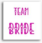 Los Polos Team Bride pink vászonkép