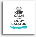 Los Polos Keep calm and enjoy Balaton vászonkép
