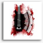 Los Polos Gene Simmons basszusgitár vászonkép