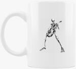 Los Polos Skeleton metal bögre